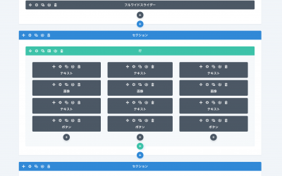 WYSIWYGエディタで構成構成されたWordrPessテーマDIVIを使う